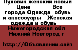 Пуховик женский новый › Цена ­ 2 600 - Все города Одежда, обувь и аксессуары » Женская одежда и обувь   . Нижегородская обл.,Нижний Новгород г.